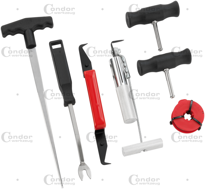 Vindruta demontering Set, limmad vindruta