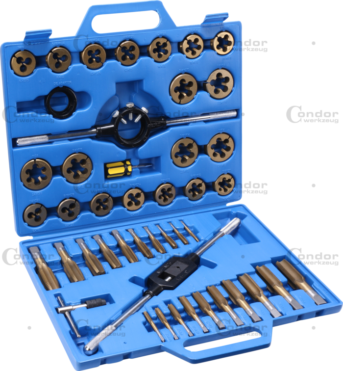 Tapp och Snitt Set, 45 delar., titanbelagd, M6-24