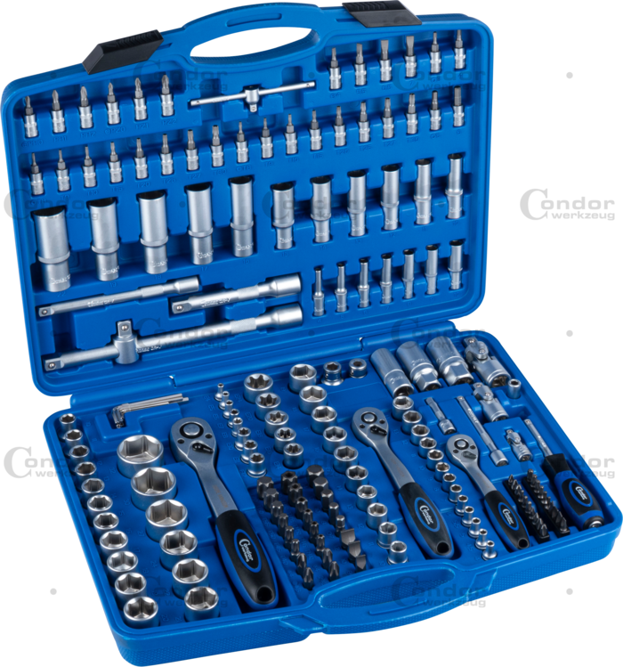 Hylsnyckelsats 6-kant 4-32 mm 171 del