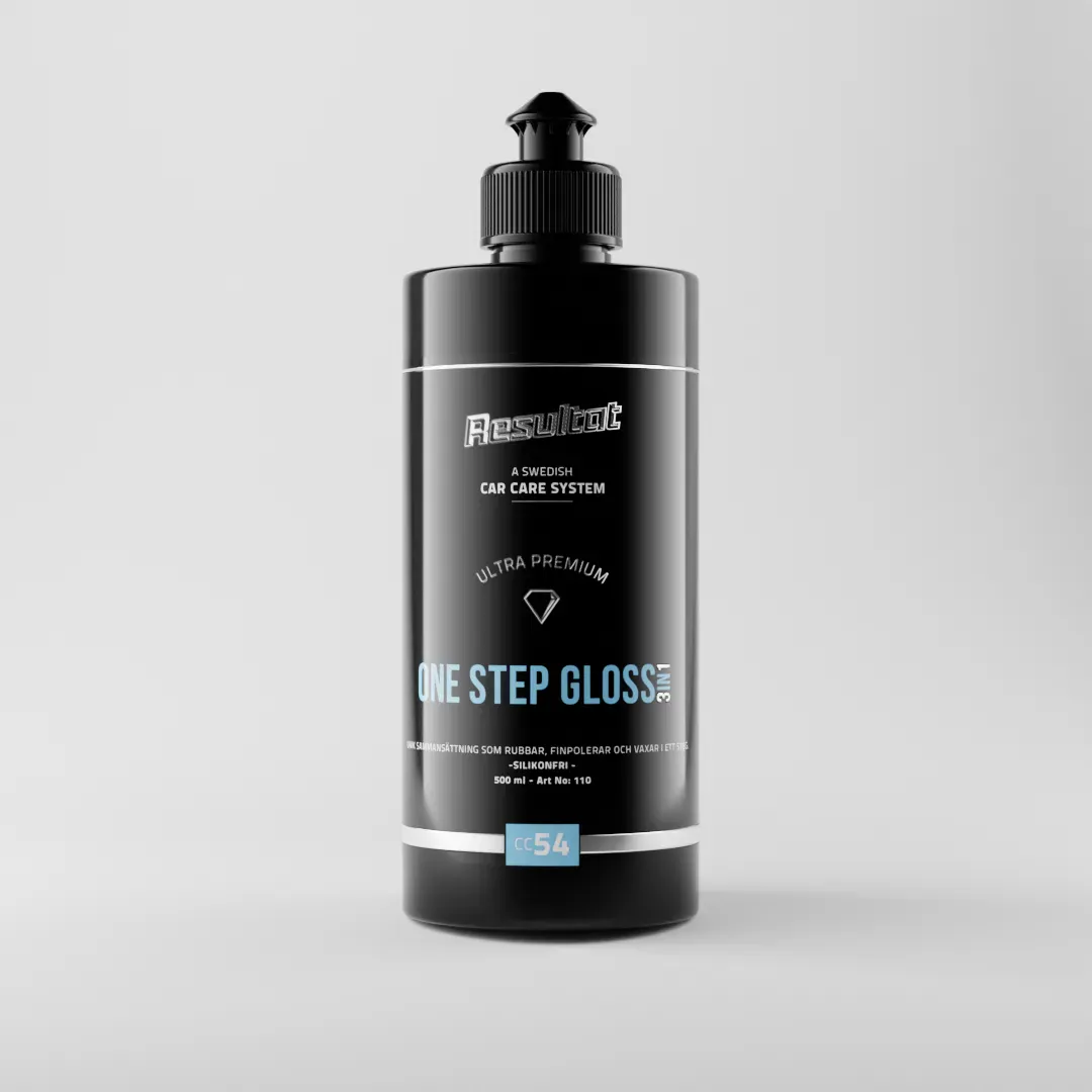 Resultat polermedel CC54 3in1 onestepgloss 0,5l