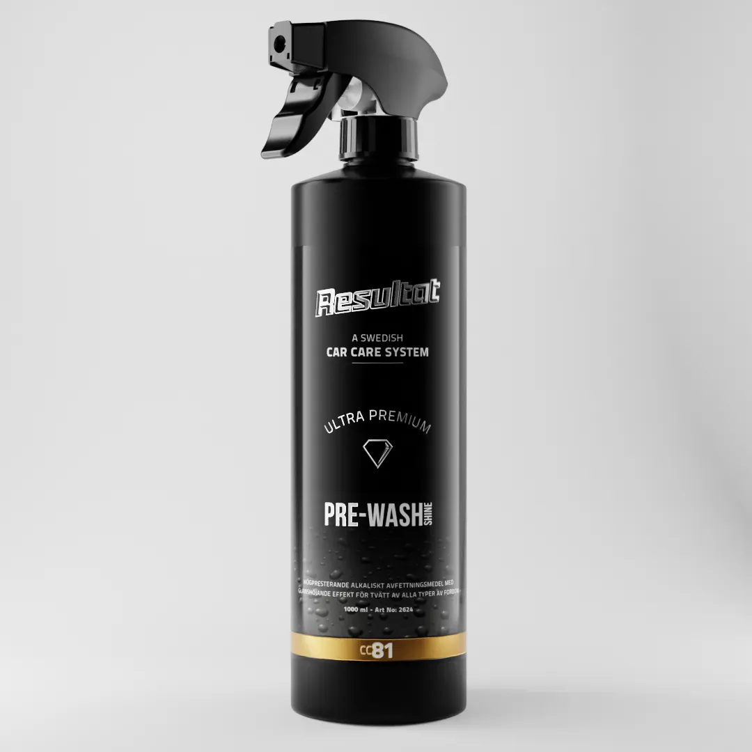 Resultat pre-wash shine CC81 1,0L