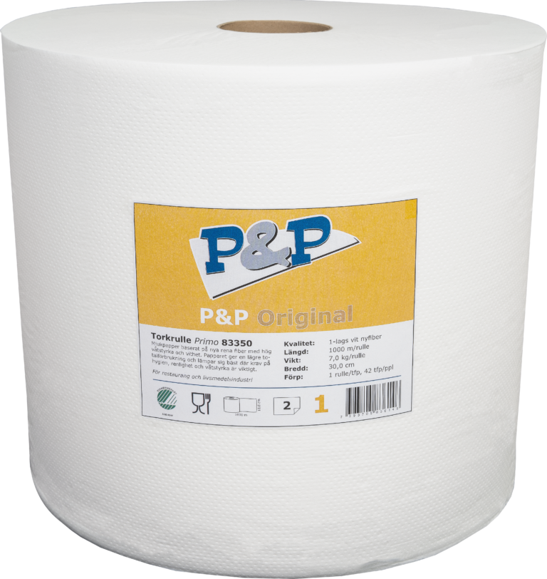 P&P papper torkrulle primo