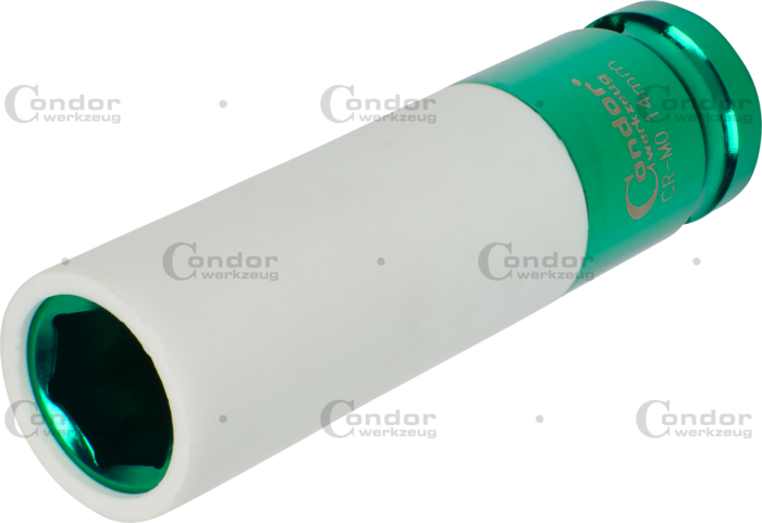 Hjulmutter Hylsa, 1/2", 85 mm, CrMo, 6-kant 