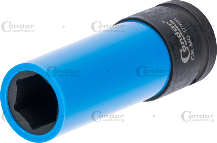 Hjulmutter Hylsa, 1/2", 85 mm, CrMo, 6-kant 