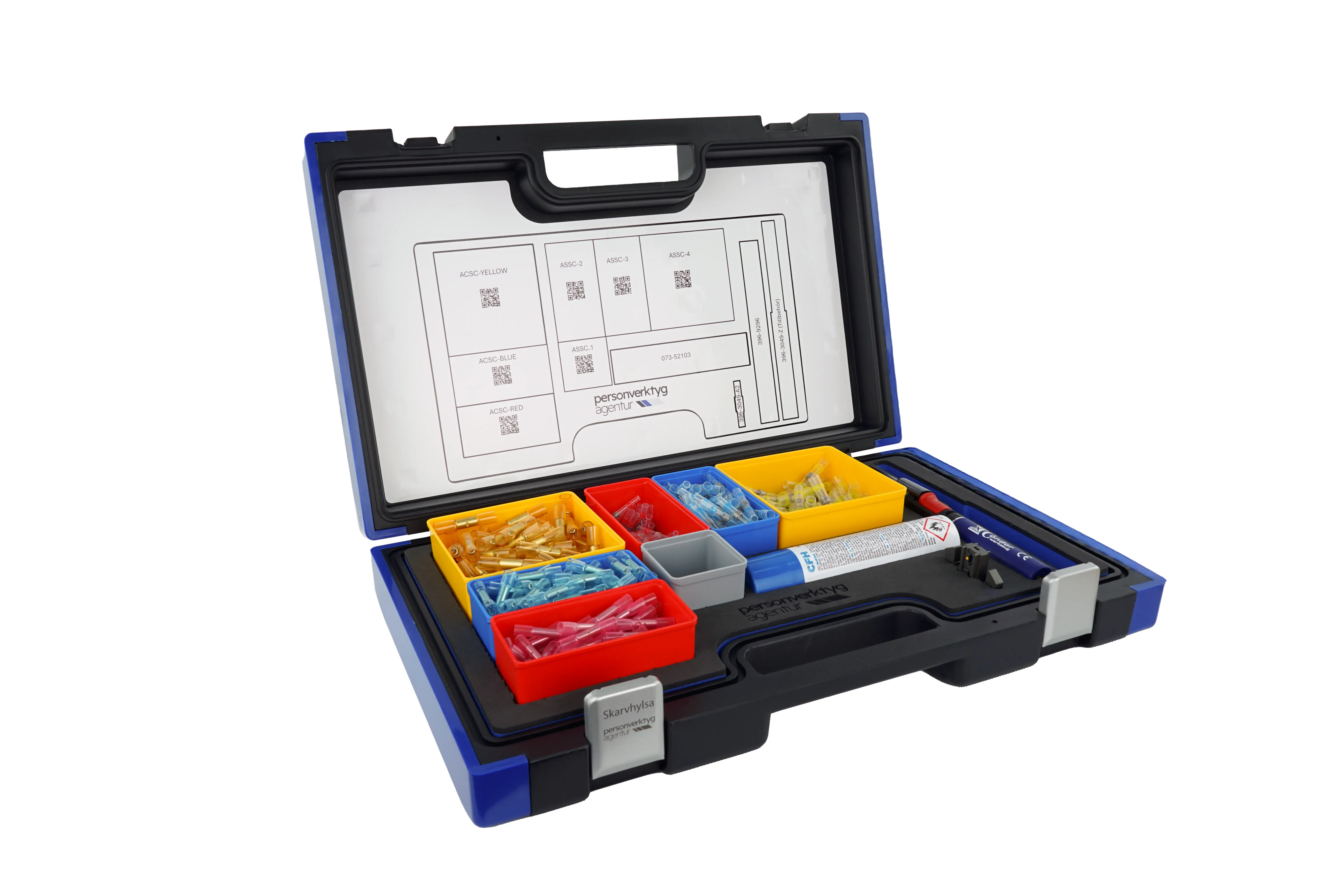 Sortimentslåda Skarvkontakt & Lödskarv – 703 Delar