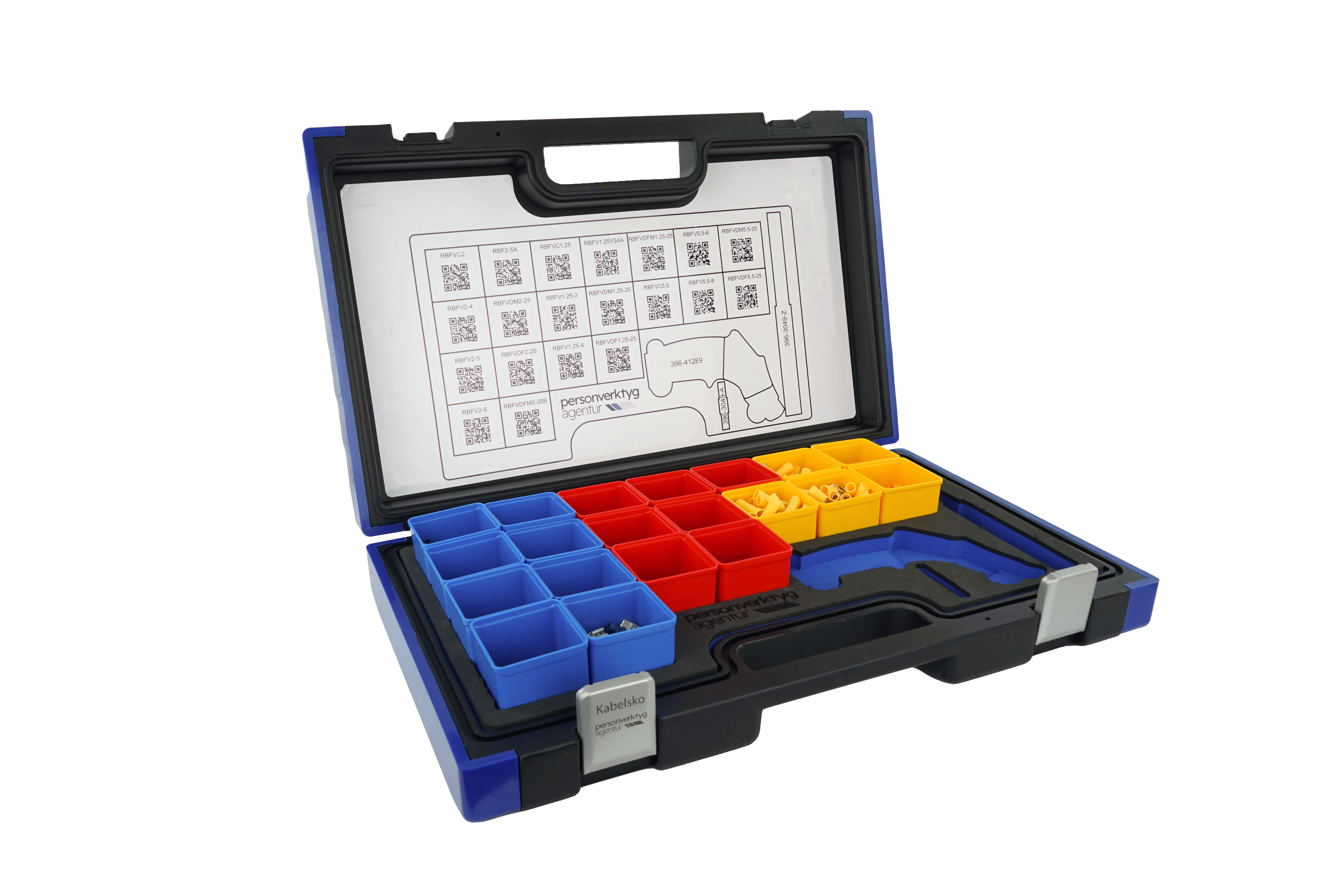 Sortimentslåda kabelskor 1000-del