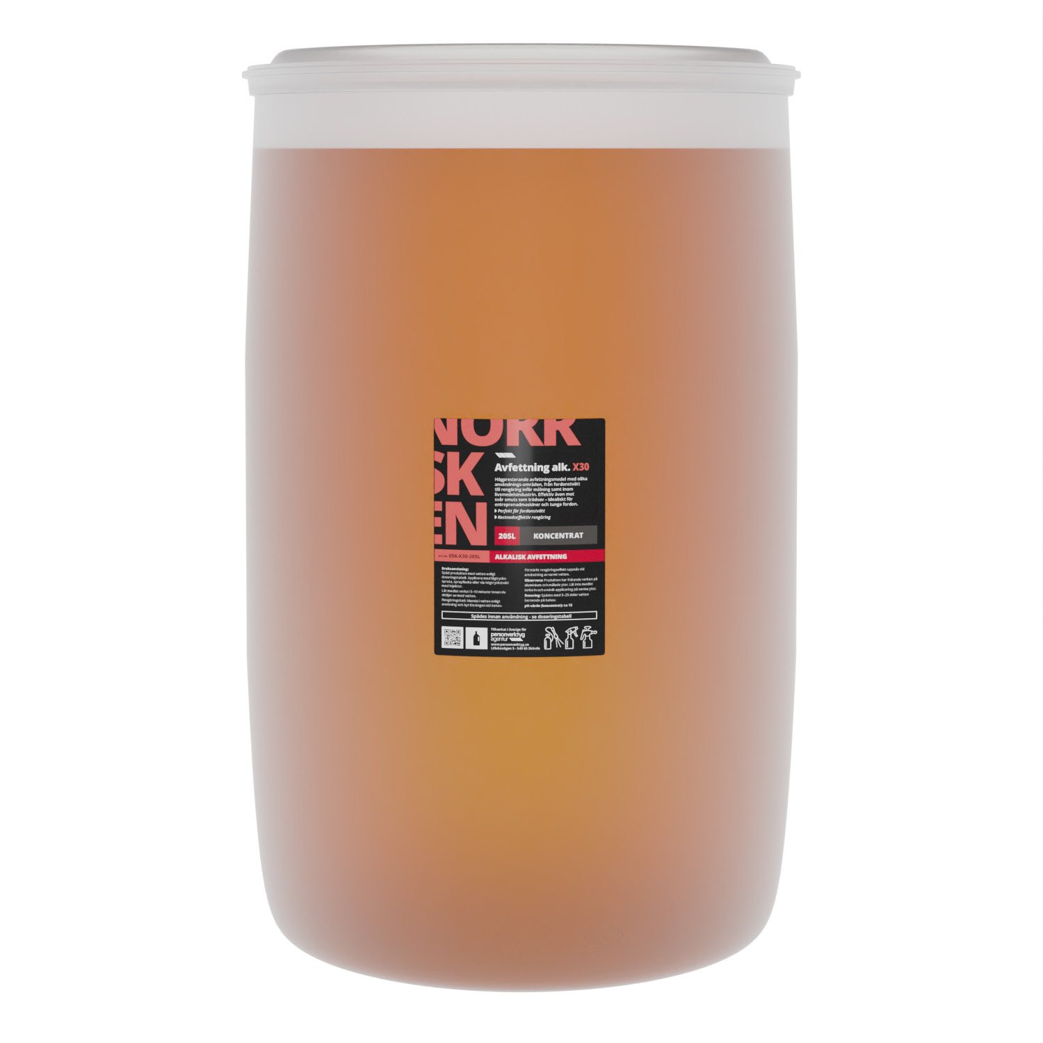 NORRSKEN avfettning alk. X30 205L