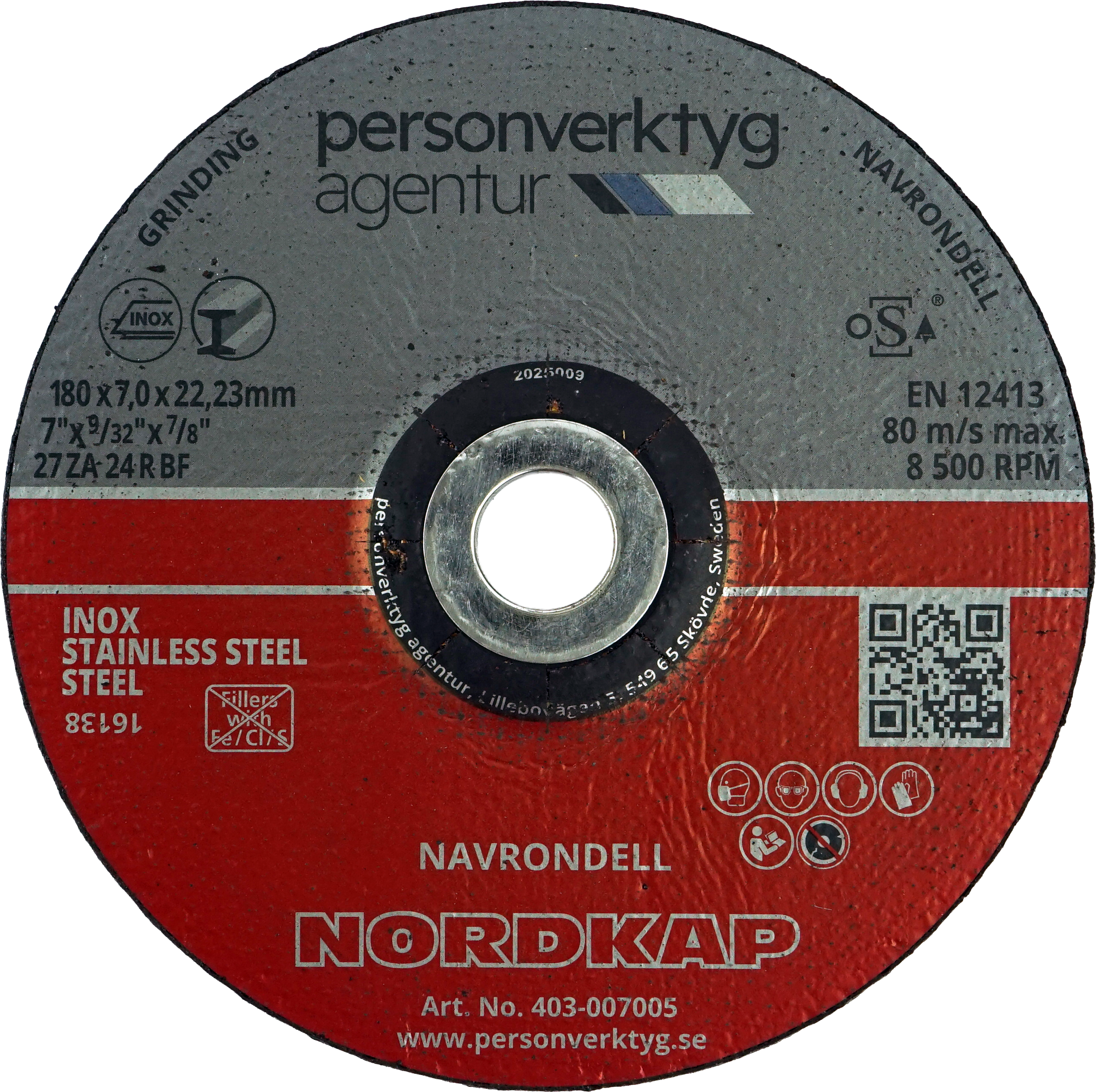 NORDKAP navrondell 180x7,0x22,23 longlife