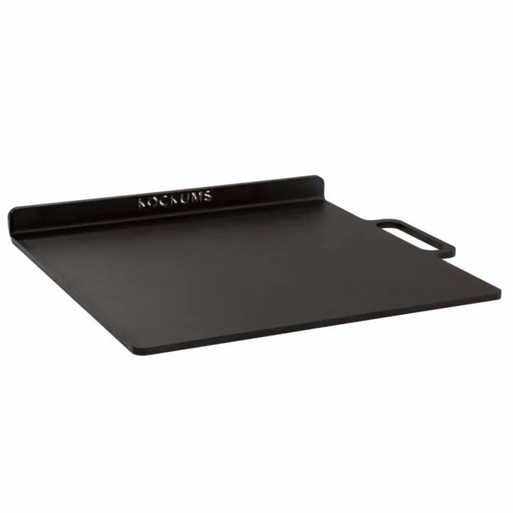 Bak/pizzastål med uppvik, kolstål, 37x32