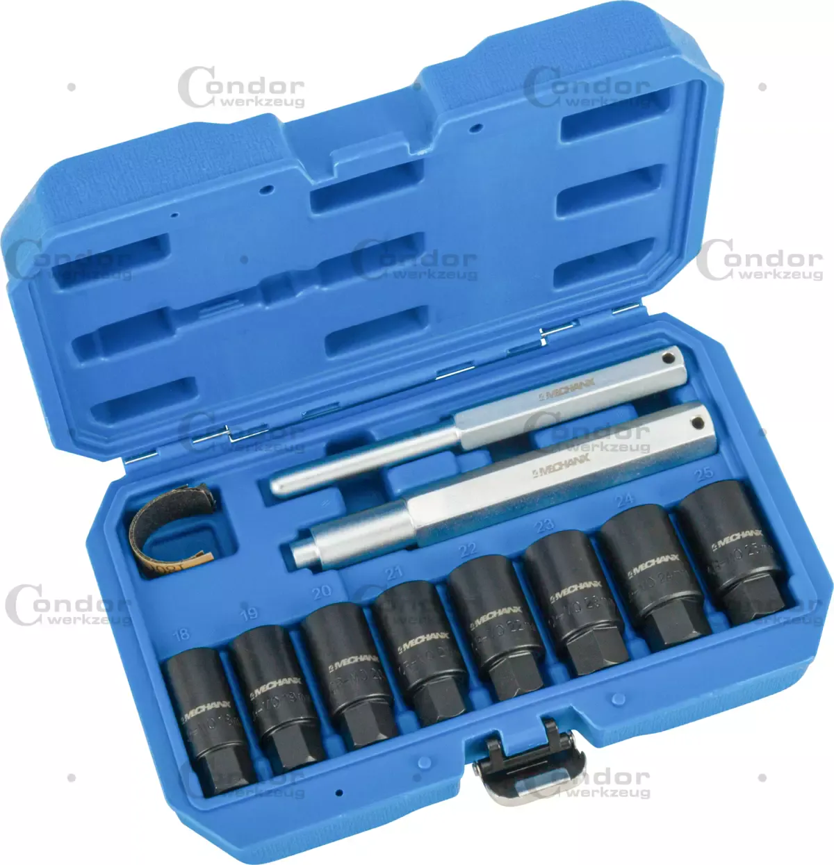 Fälglås Demonteringsverktyg Set, 10 delar.