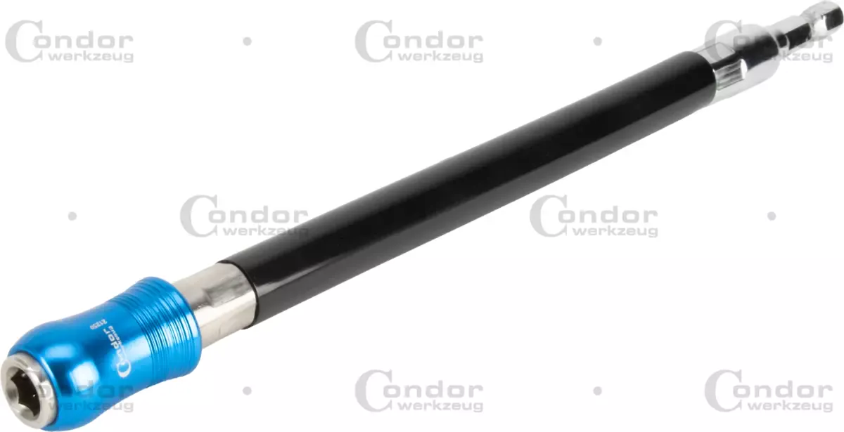 Flexibel bitshållare, med snabbchuck, för 1/4" bits, längd 200mm