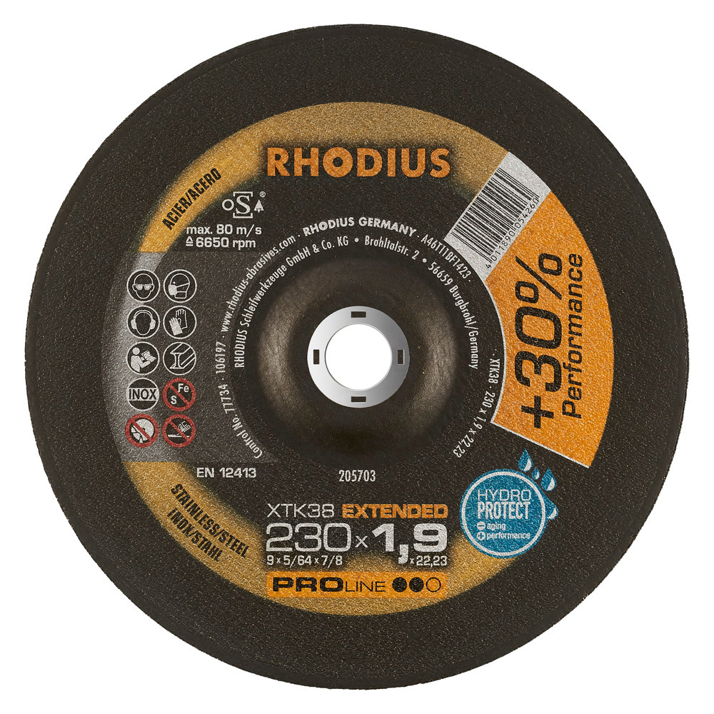Rhodius Kapskivor XT38 / XTK38 INOX