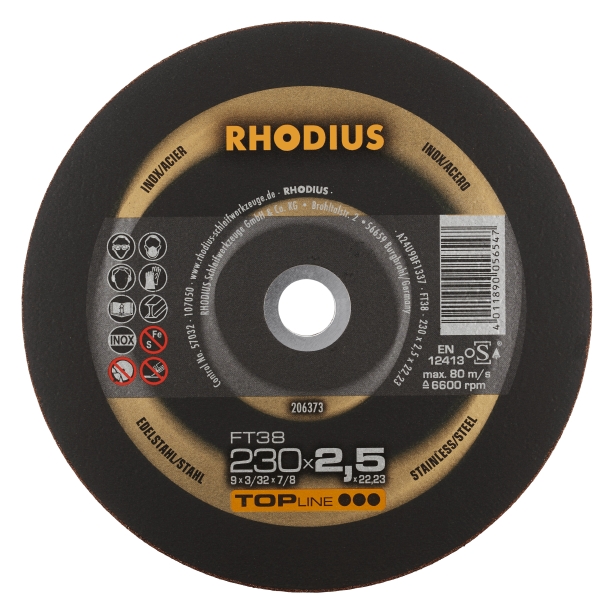 Rhodius Kapskivor FT38 INOX