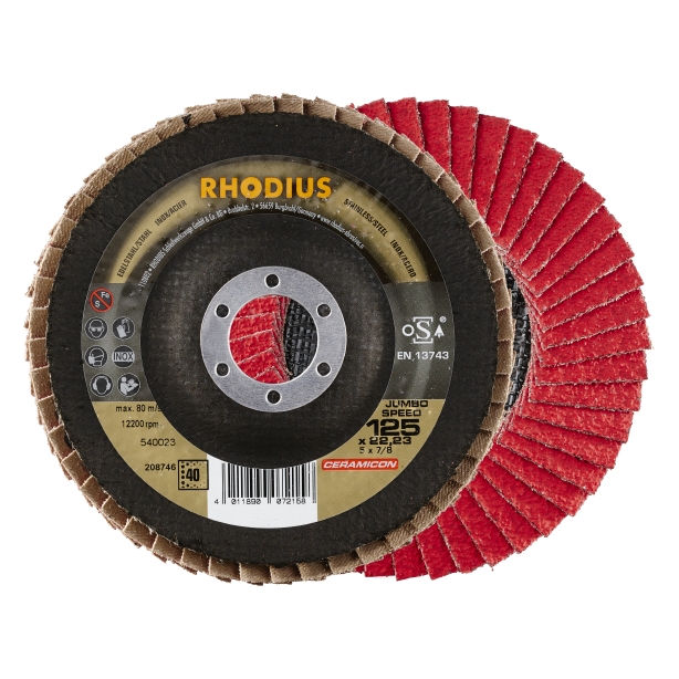 Rhodius Ceramicon INOX Jumbo Speed Lamellslipskiva