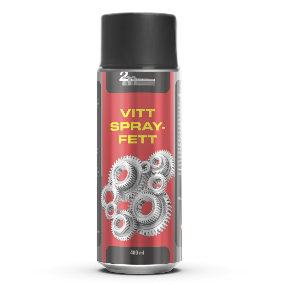2m Vitt Sprayfett 400ml