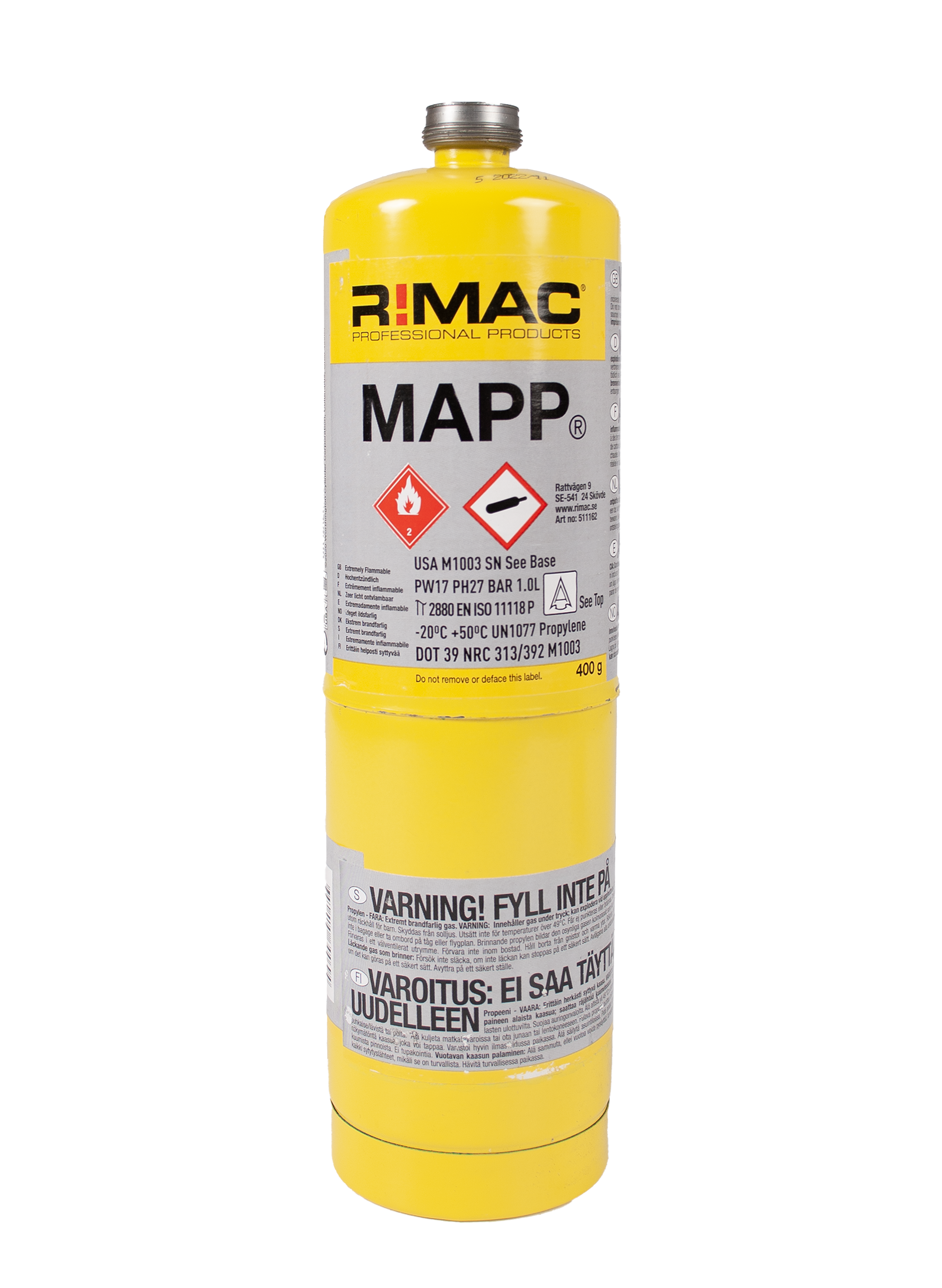 R!mac Mapp-gasflaska  400gr