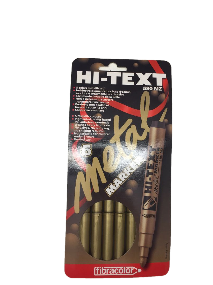 Medid Märkpenna Guldfärg 5st