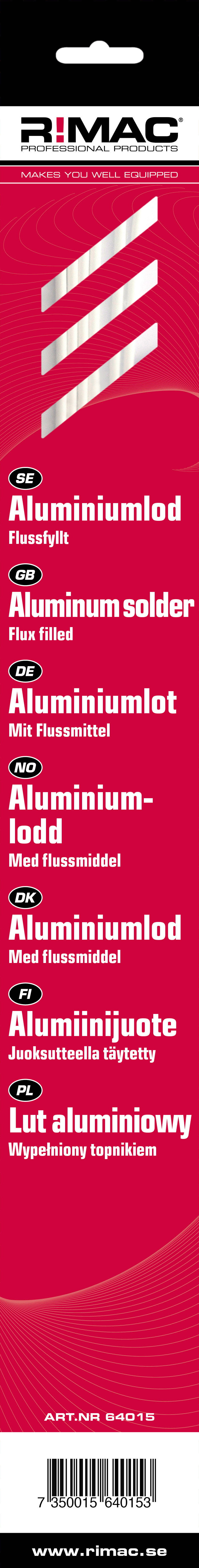 Rimac Aluminiumlod Flussfyllt 2.0mm(7st)