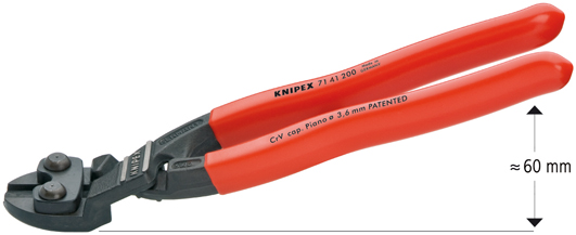 Knipex Cobolt® Kompaktbultsax 200 Mm - 20°vinklad