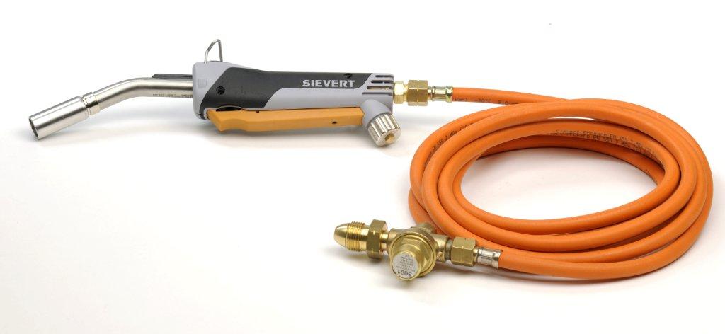 Sievert Promatic Komplett Set Med Handtag 3366, Cyklonbrännare 3335,  Regulator 3091 Och Slang 71734