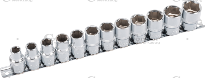 Hyls Set, xcess performance, 12 delar., 1/2", 6-kant 10-22 mm
