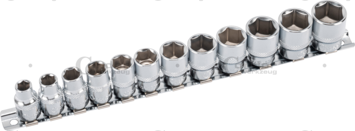 Hyls Set, xcess performance, 12 delar., 3/8", 6-kant 8-19 mm