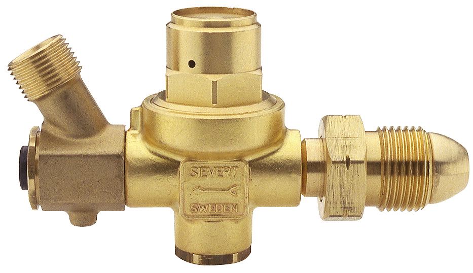 Sievert Gasolregulator M Slangbrottsventil Pol 2 Bar 4kg/h