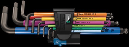 Wera 950 Spkl 1 X 1,5x90; 1 X 2,0x101; 1 X 2,5x112 Multicolour 1 X 3,0x123; 1 X 4,0x137; 1 X 5,0x154