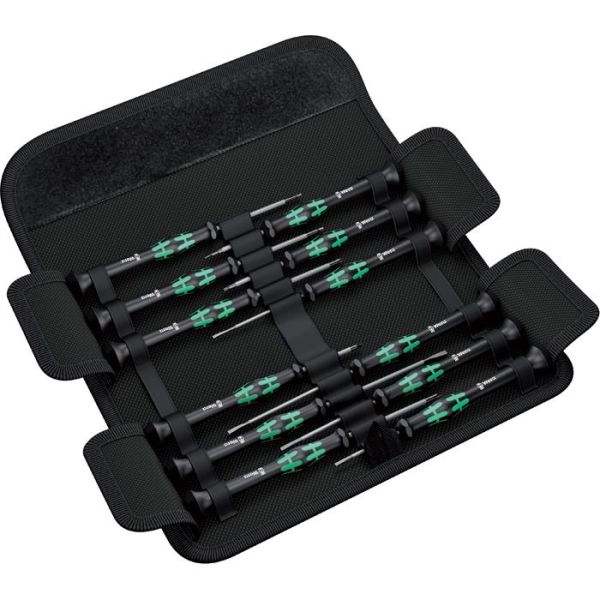 Wera Kraftform Micro-set/12 Skruvmejselsats