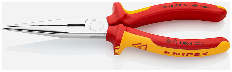 Knipex Flacktång Rund 200mm 1000v