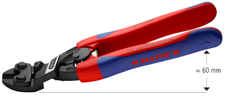Knipex Cobolt® Kompaktbultsax, Vinklad 200 Mm