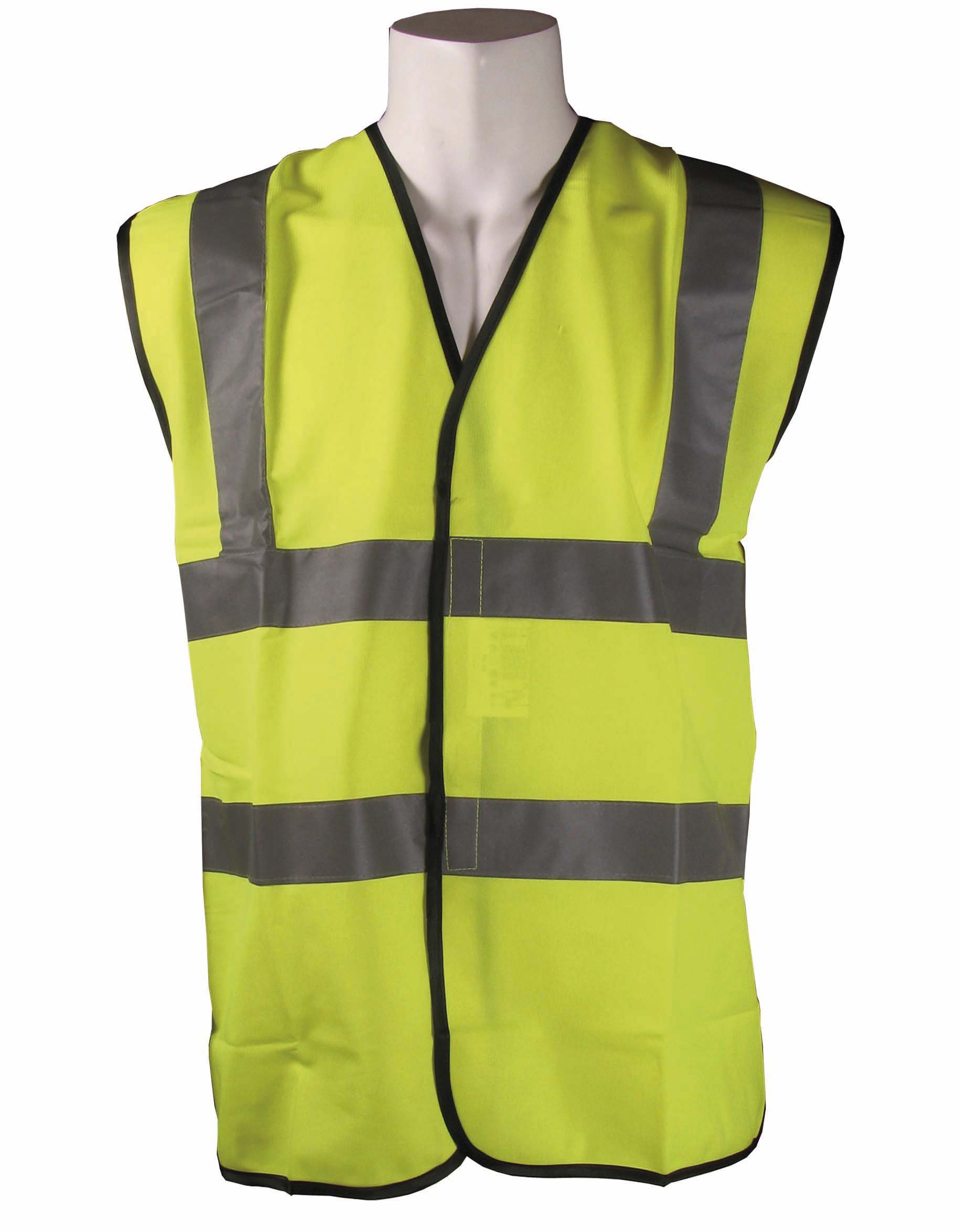 En471 Size Xxl/xxxl  2 Band & Brace Hivis Waistcoat