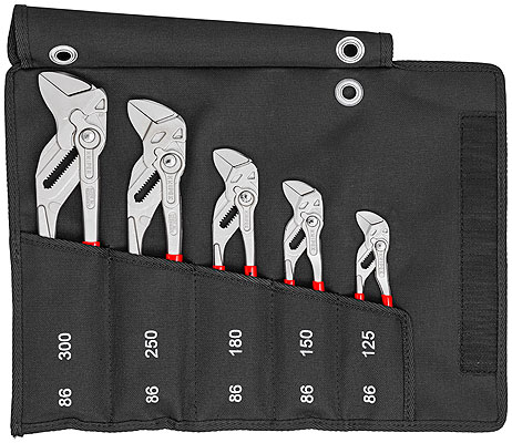 Knipex Tångnyckelset 5 Delar 125-300mm