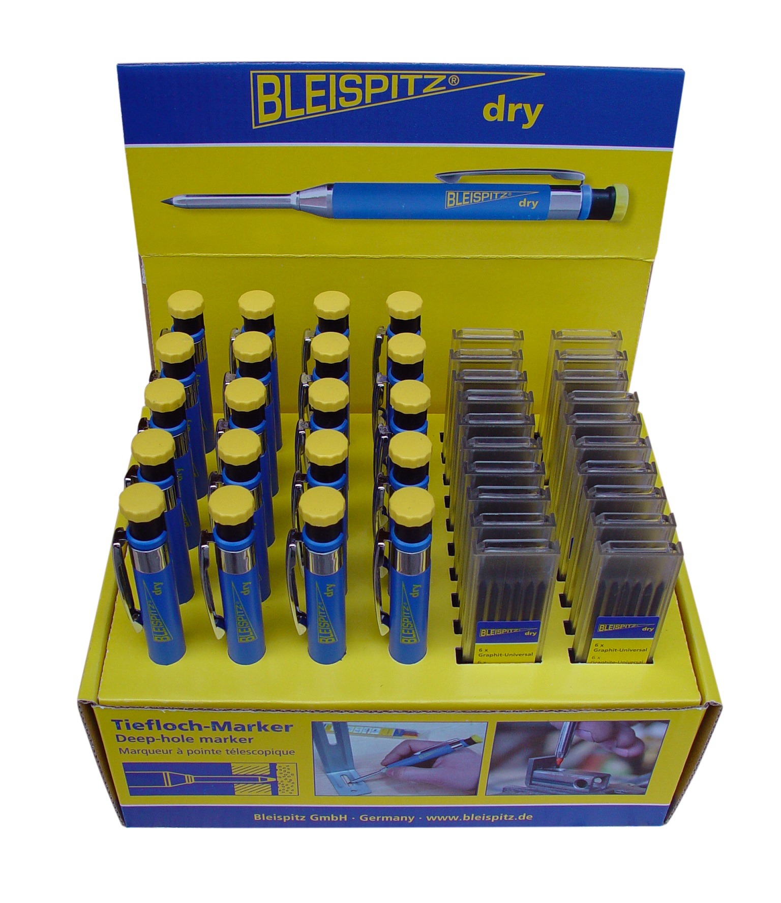 Bleispitz Dryspitz Dry Profi 20 Pennor + 20 Stift