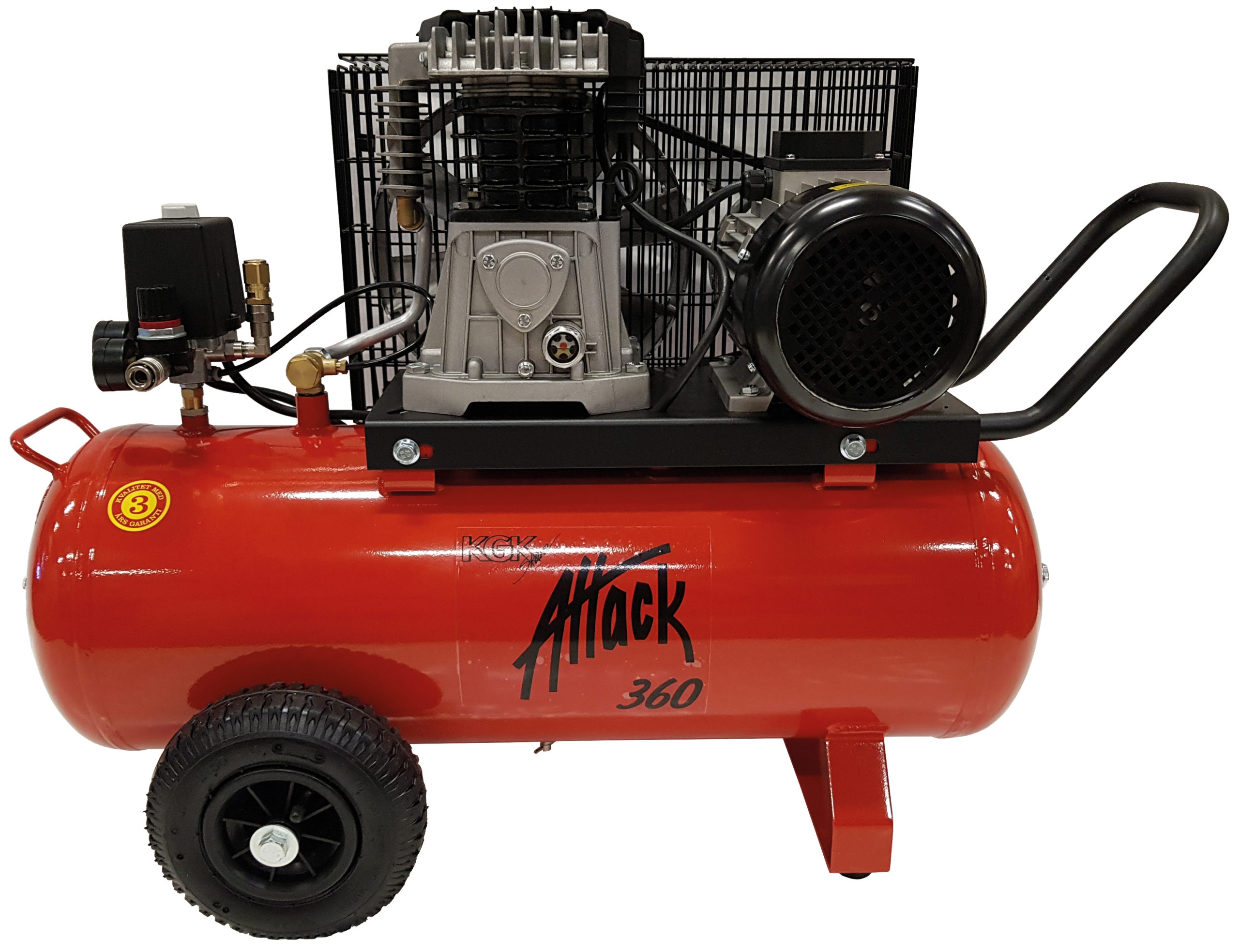 Kompressor 3,0 Hk,250l/min;50 L Tank, 400v