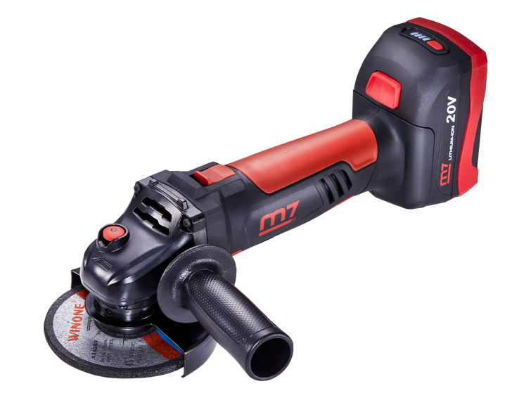 M7 Vinkelslip 125mm 2x18v 5.0ah