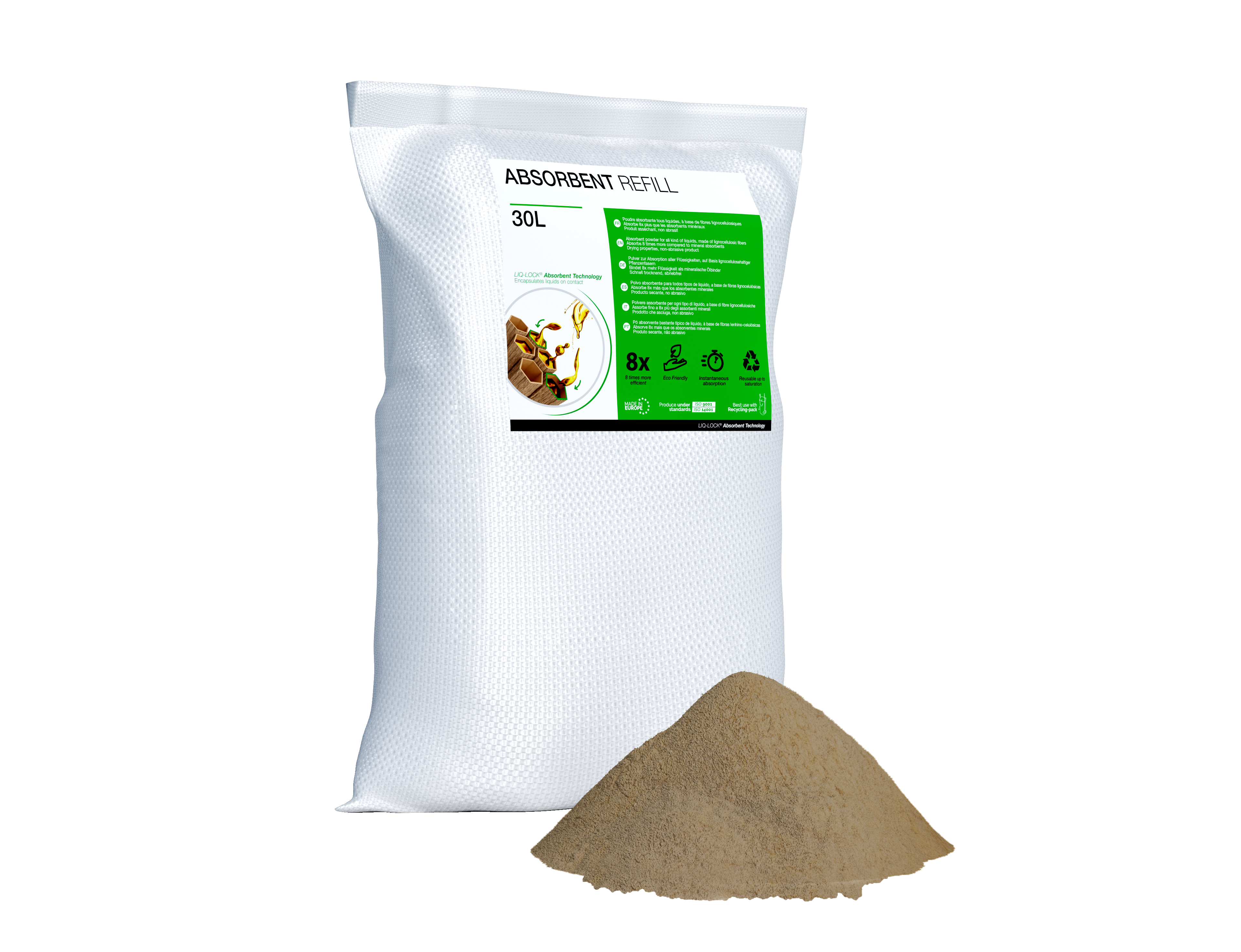 Rimac Absorbtionsmedel Fibercan 30l