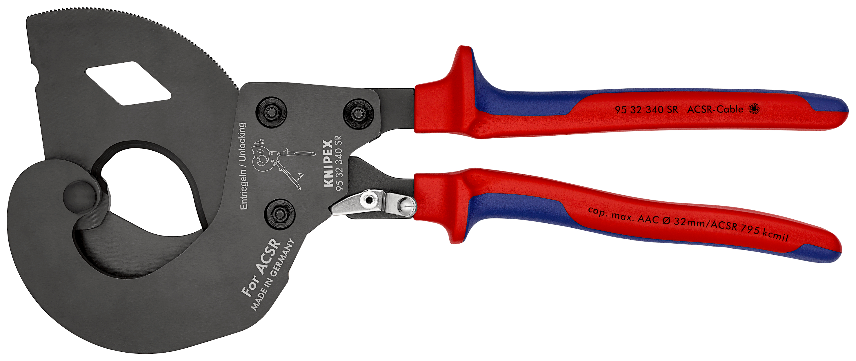 Knipex Acsr-luftledningssax