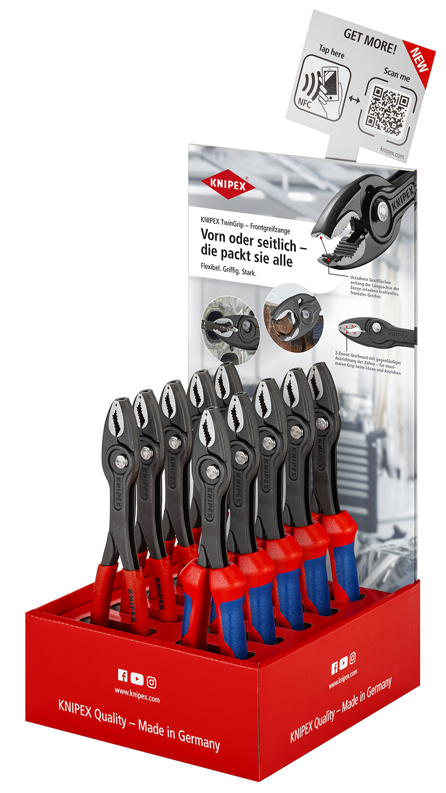 Knipex Försäljningsdisplay 5+5 (82 01/02 200