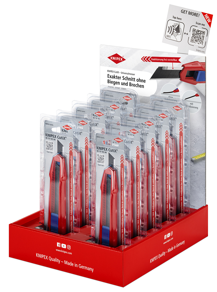 Knipex Försäljningsdisplay 10 X  9010165bk
