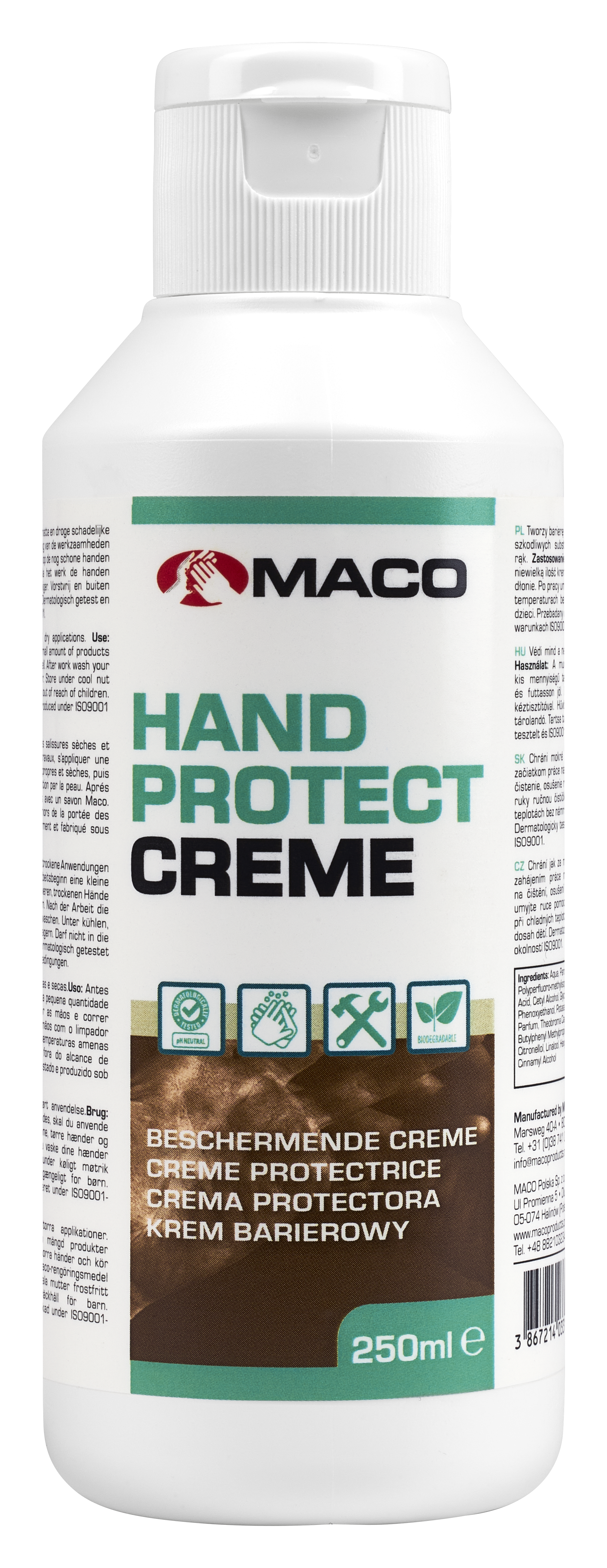 Maco Handskyddskräm (flytande Handske) 250ml