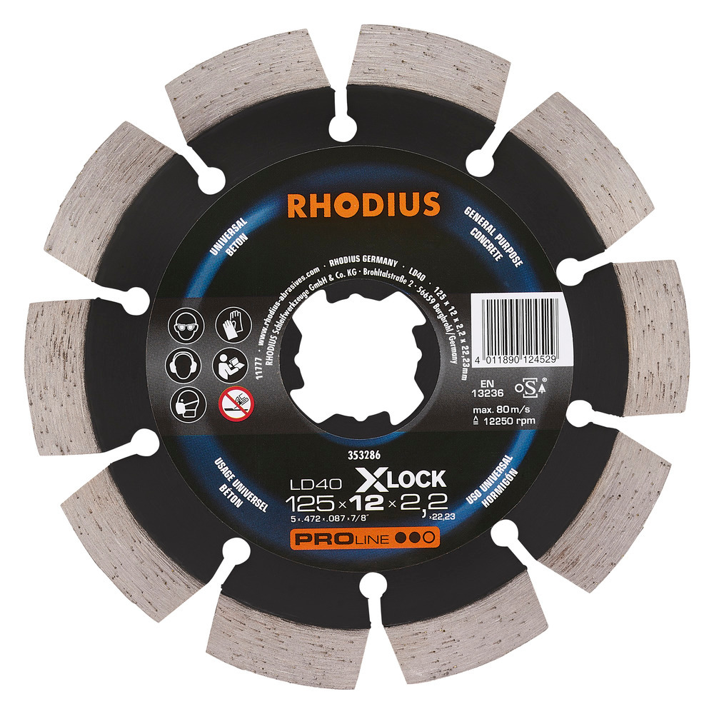 Rhodius Ld40 X_lock 125x125x2,2