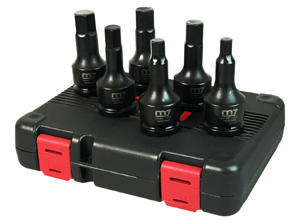 M7 Insexhylssats 3/4" 12-24mm