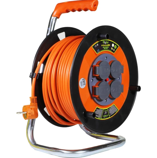 Elkabelvinda 230v 3x2,5mm²x25m  H07rn-f 4x230v