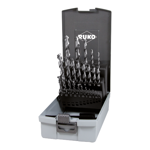 Ruko Borrsats Hss 1-10,5mm/0,5 + 3,3 4,2 6,8 10,2 Mm