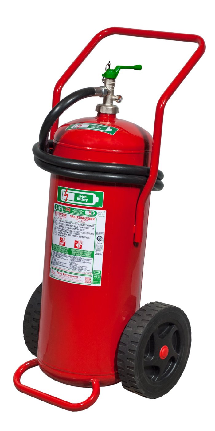 Brandsläckare Ab + Litium 5,1kwh 50l