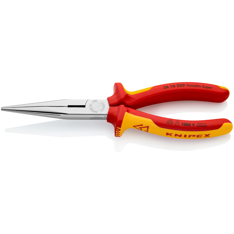 Knipex Flacktång Rund 200mm 1000v
