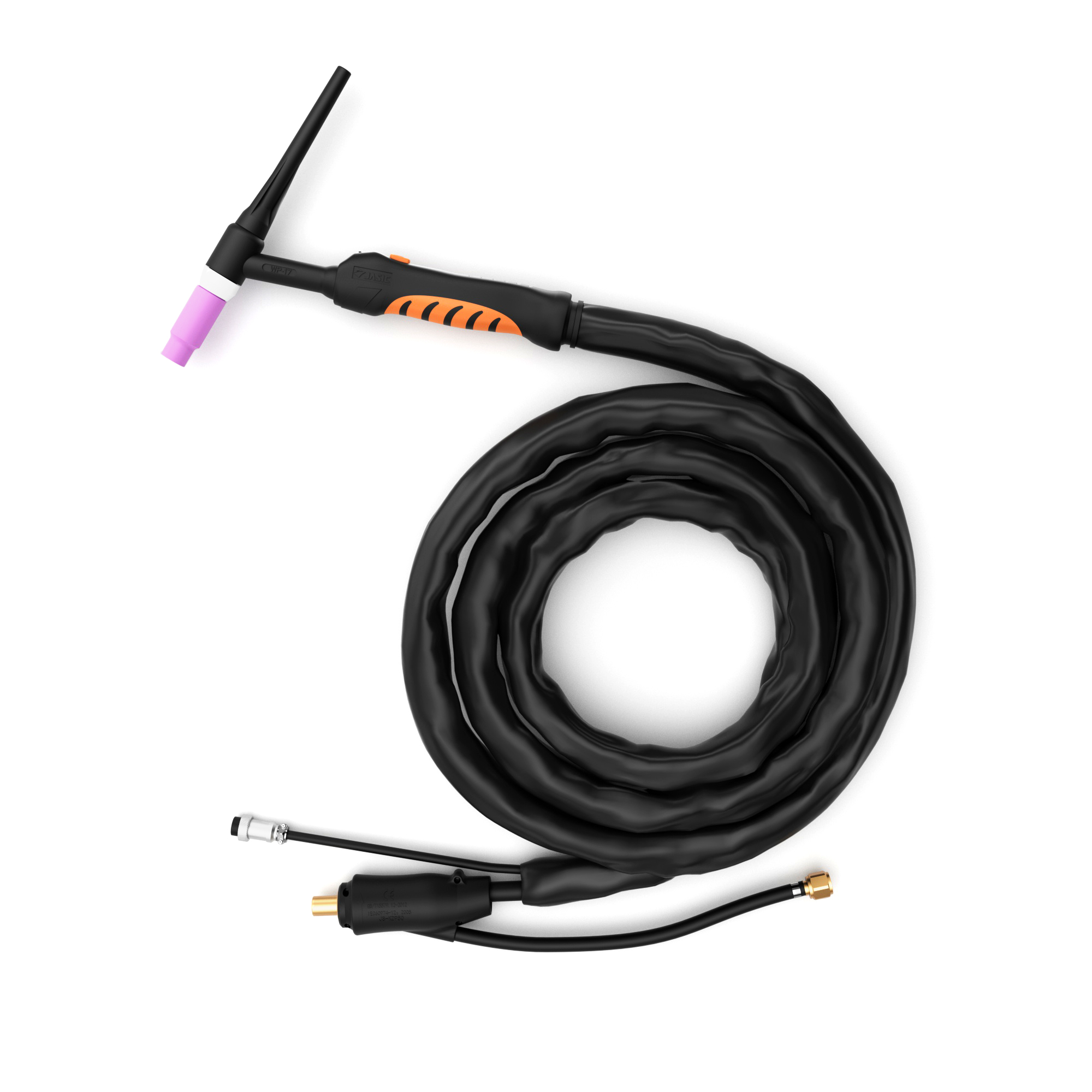 Jasic Evo 2.0 Tig-brännare T17 12ft Flexi 4 Button Digital Remote (air Cooled) (et-200 / Et-200p / E