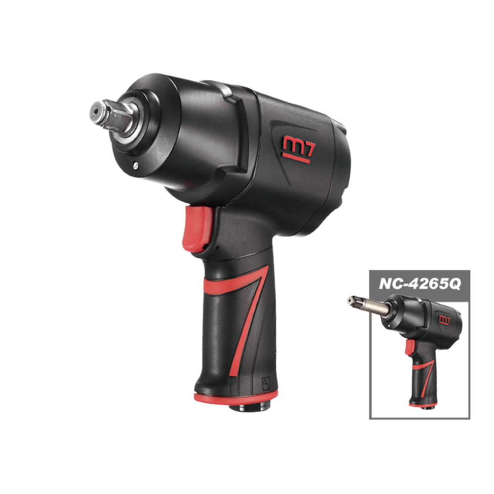 M7 1/2" Composite Impact Wrench Twin Hammer 1200ft-lb,1.7kg