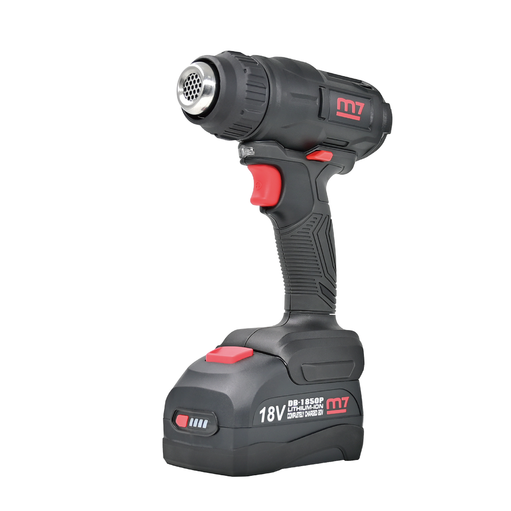 M7 Hetluftspistol 18v Inkl.2 X 5.0 Ah Batteri & Laddare